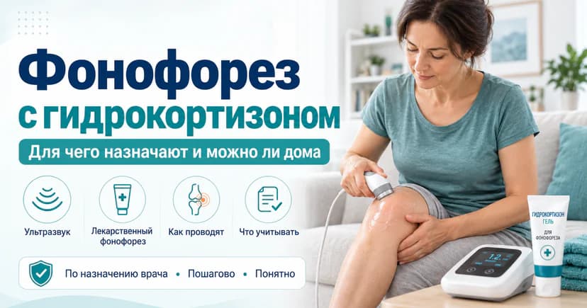 Фонофорез с гидрокортизоном в домашних условиях