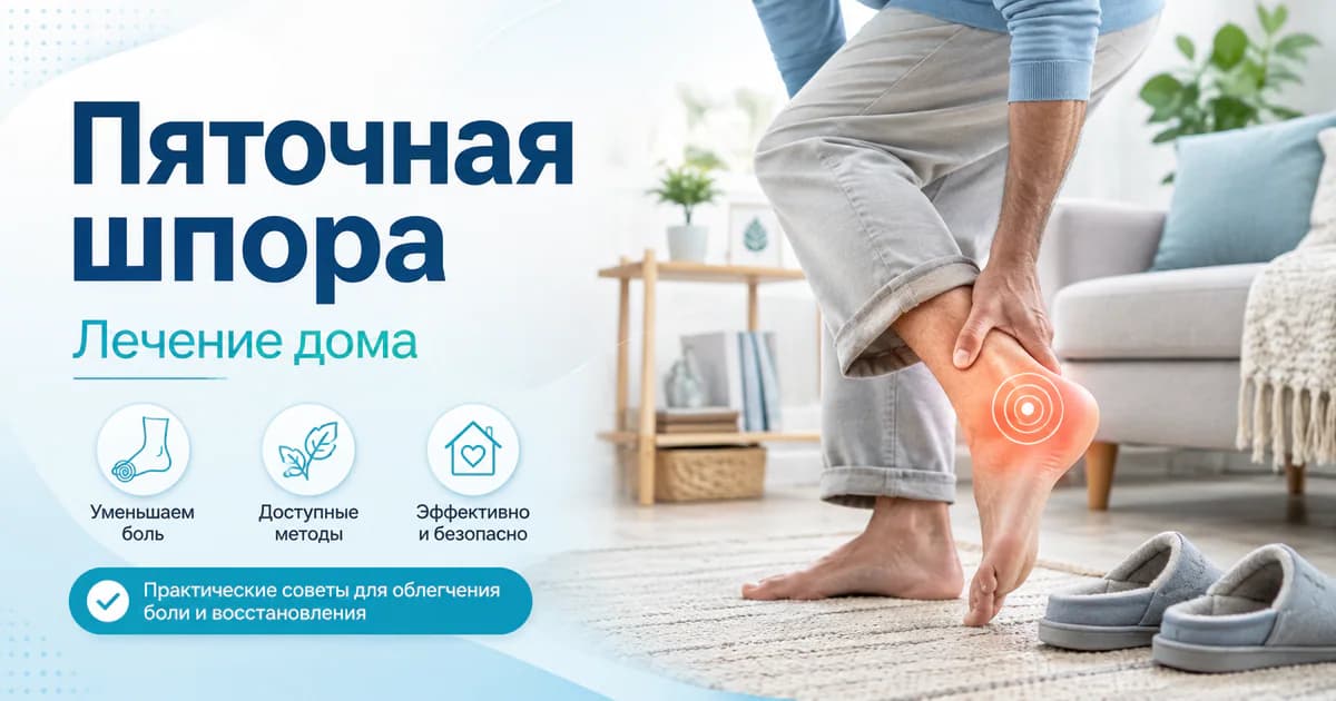 Пяточная шпора, лечение в домашних условиях